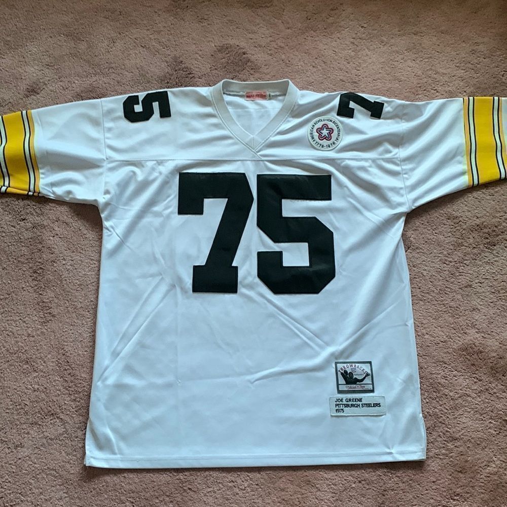 Pittsburgh Steelers 1975 Joe Greene Mitchell & Ness Away Jersey‎